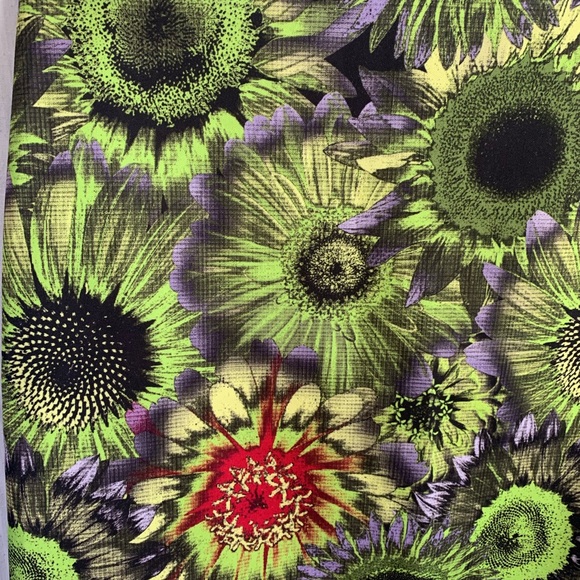 Trippy Floral Mini Pencil Skirt Womens Size S - Picture 3 of 5